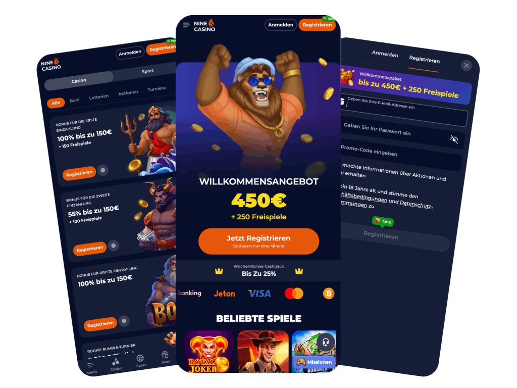 nine casino app download